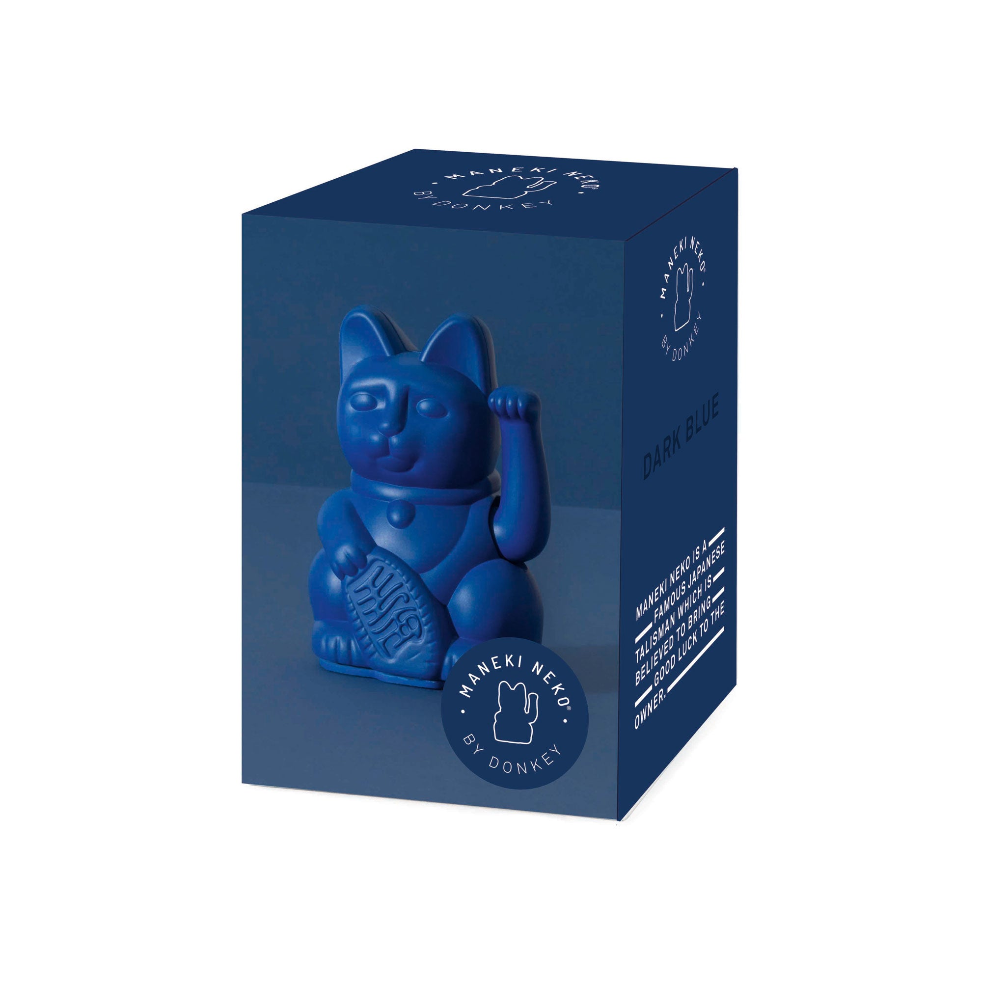 Lucky Cat Mini Dark Blue