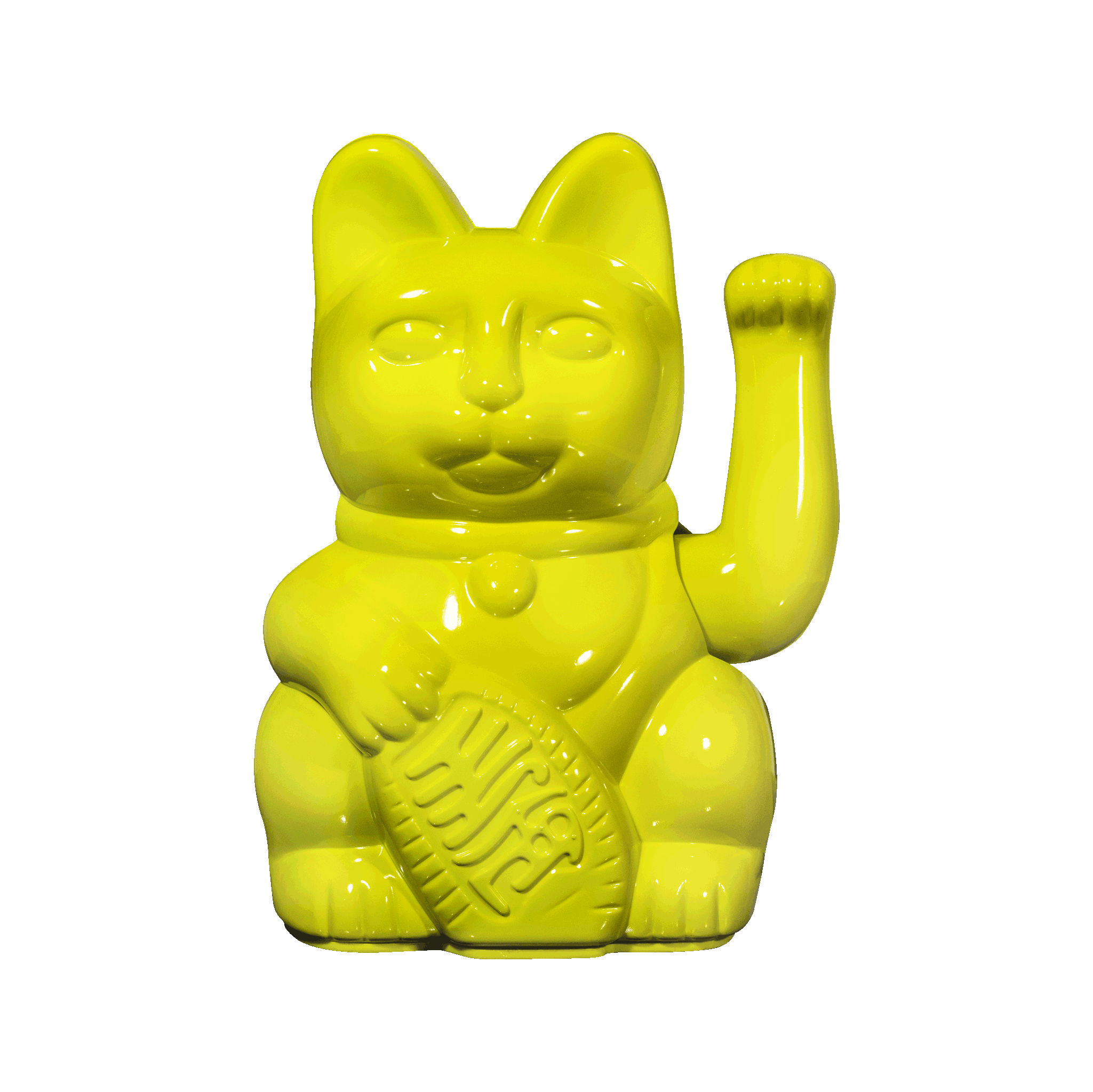 Lucky Cat Glossy Yellow