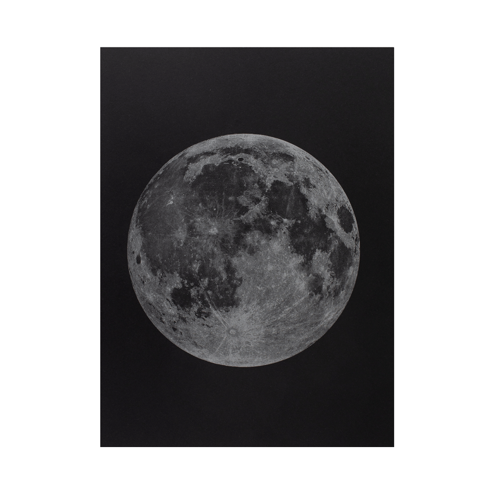 Risographie Artprint Moon