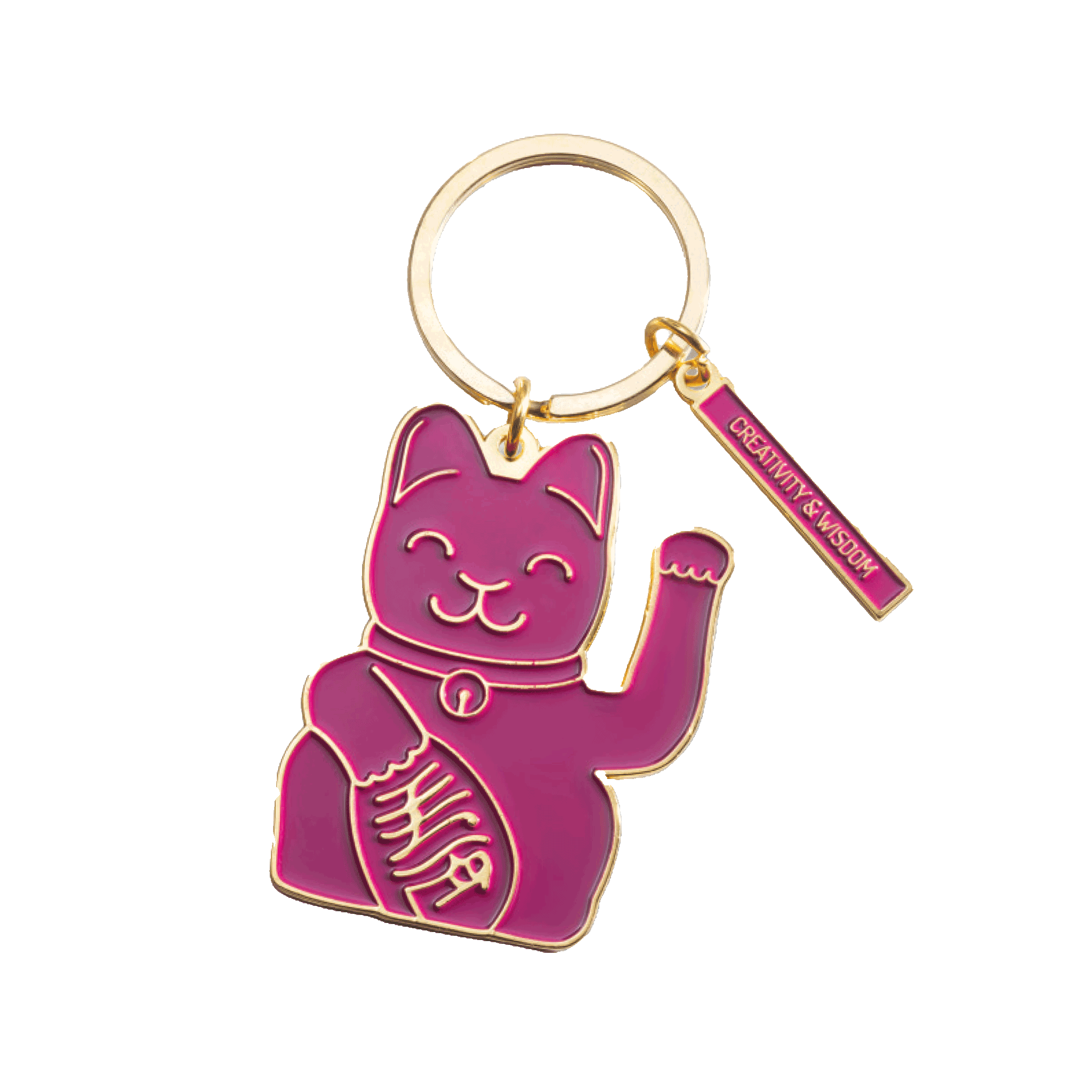 MANEKI NEKO Keyring Purple