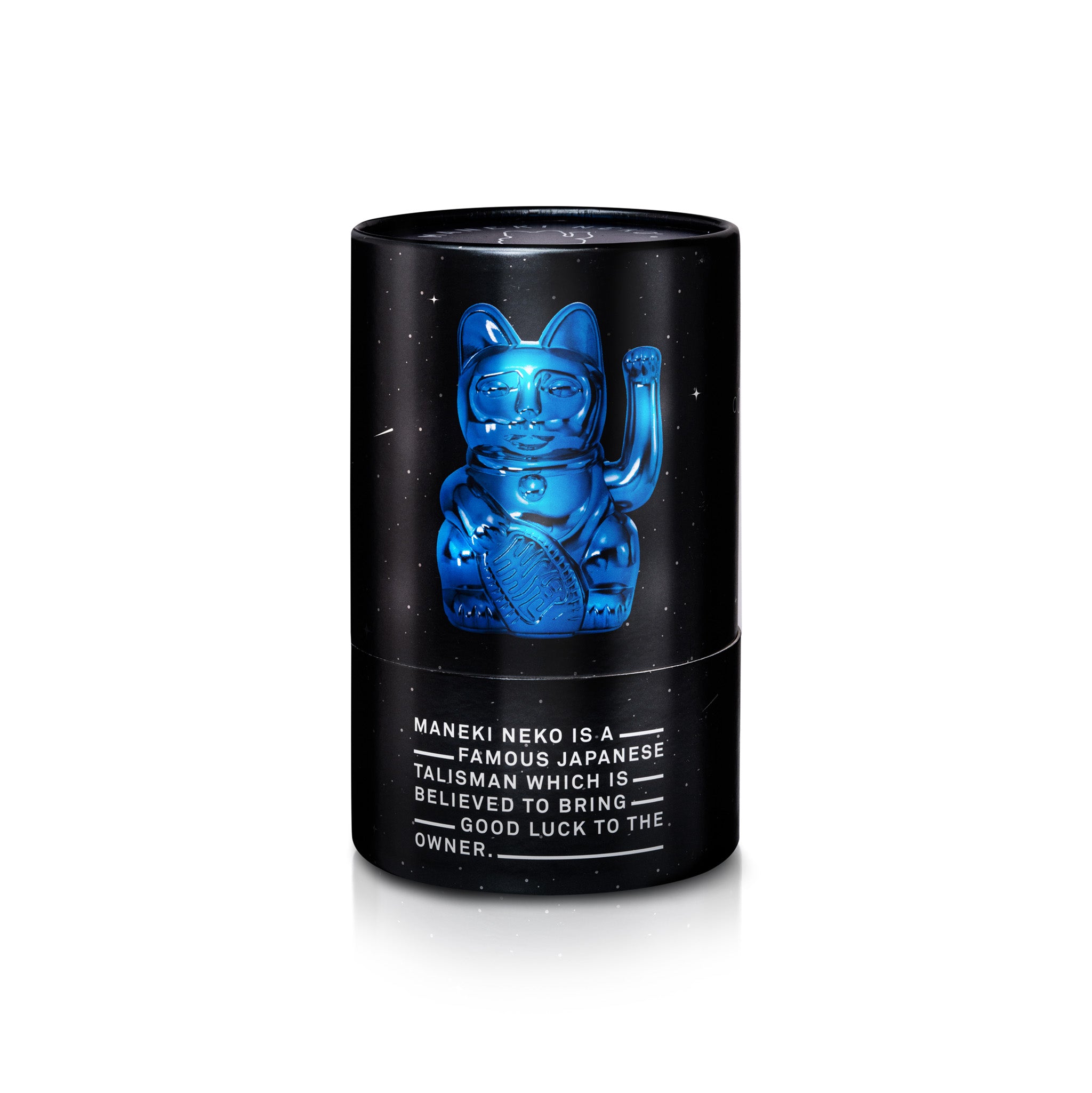 Lucky Cat Cosmic Edition Earth Shiny Blue