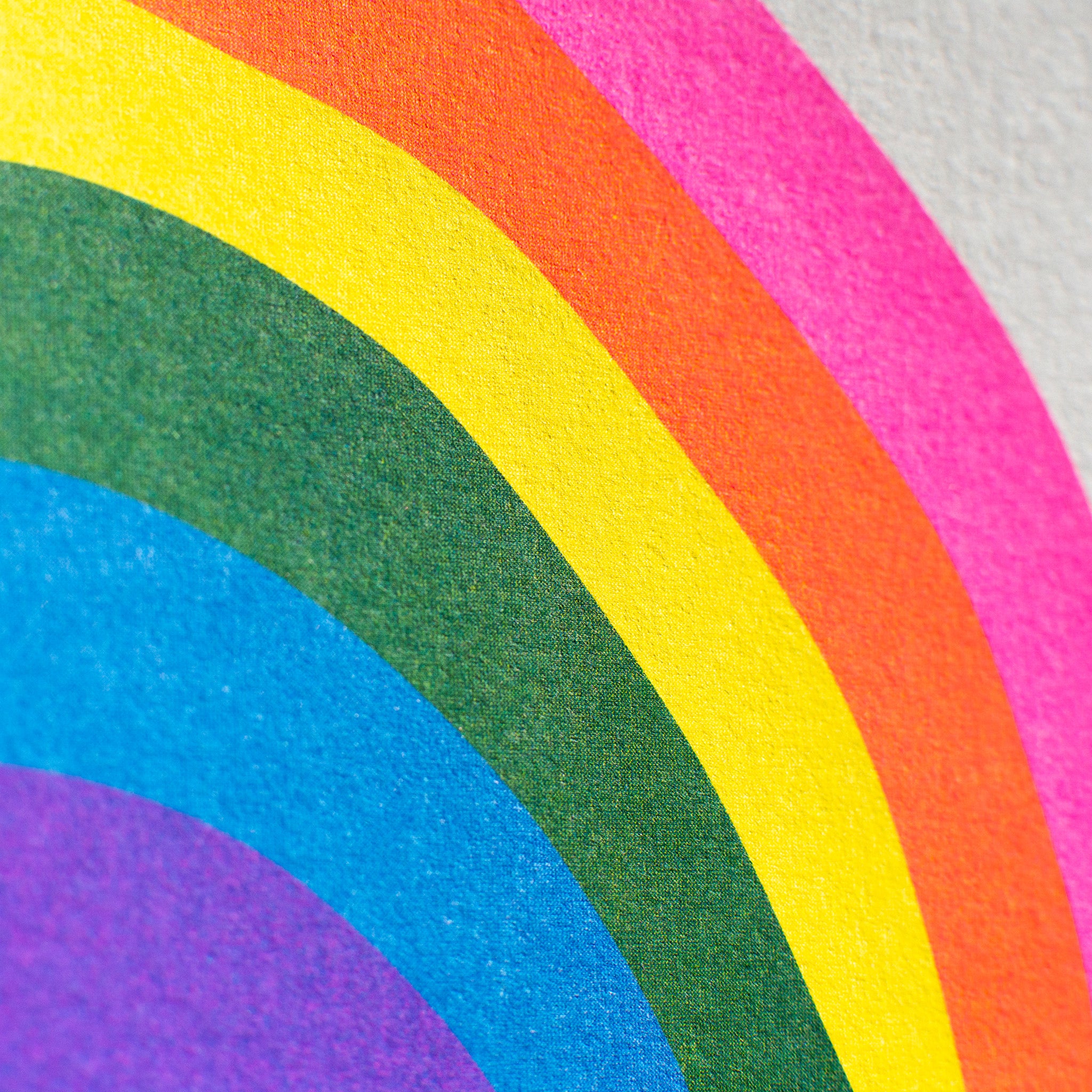 Risographie Artprint Over the Rainbow