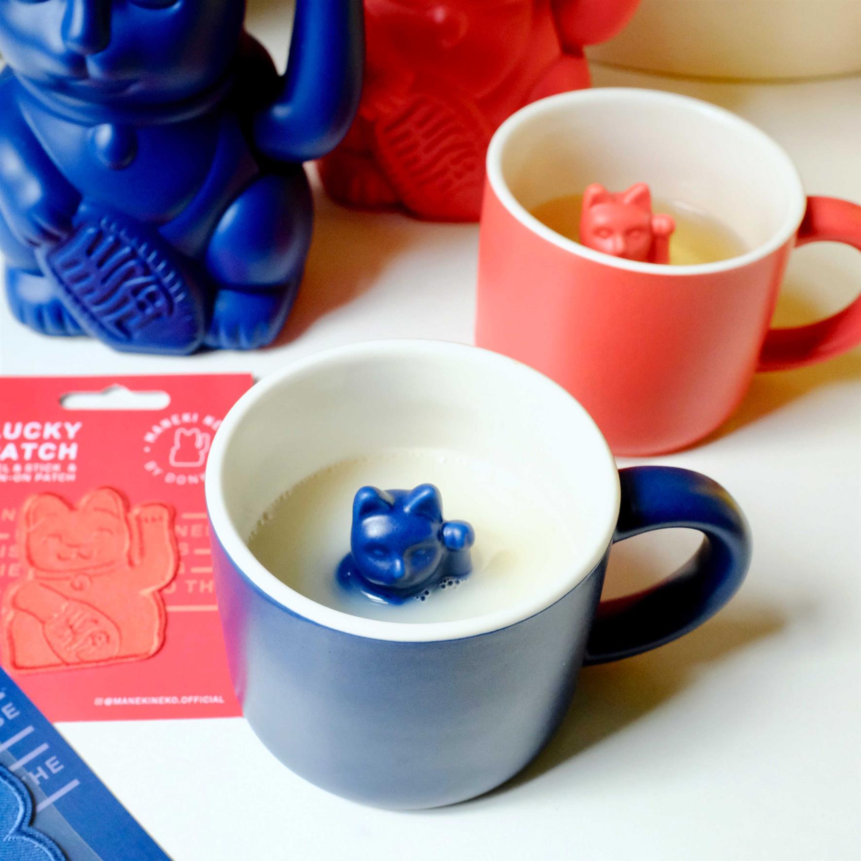 MANEKI NEKO Lucky Mug Dark Blue