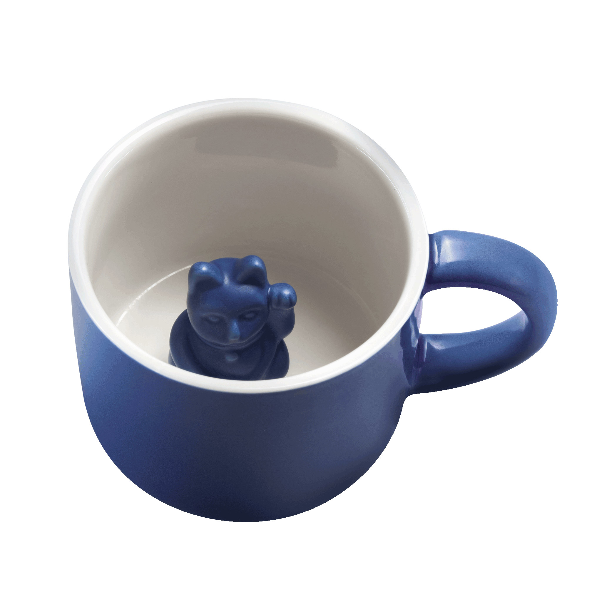 MANEKI NEKO Lucky Mug Dark Blue