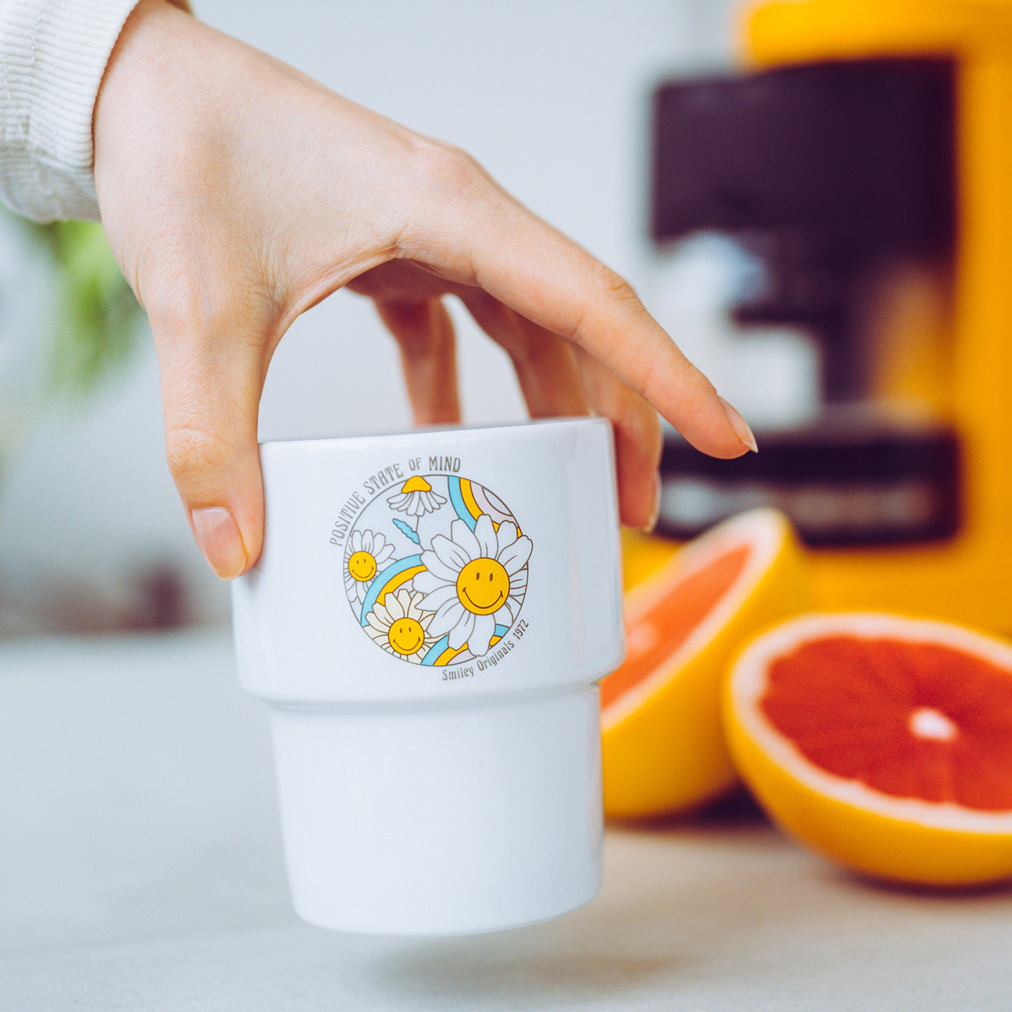 SMILEY® Positive Mind Mug | Flowers