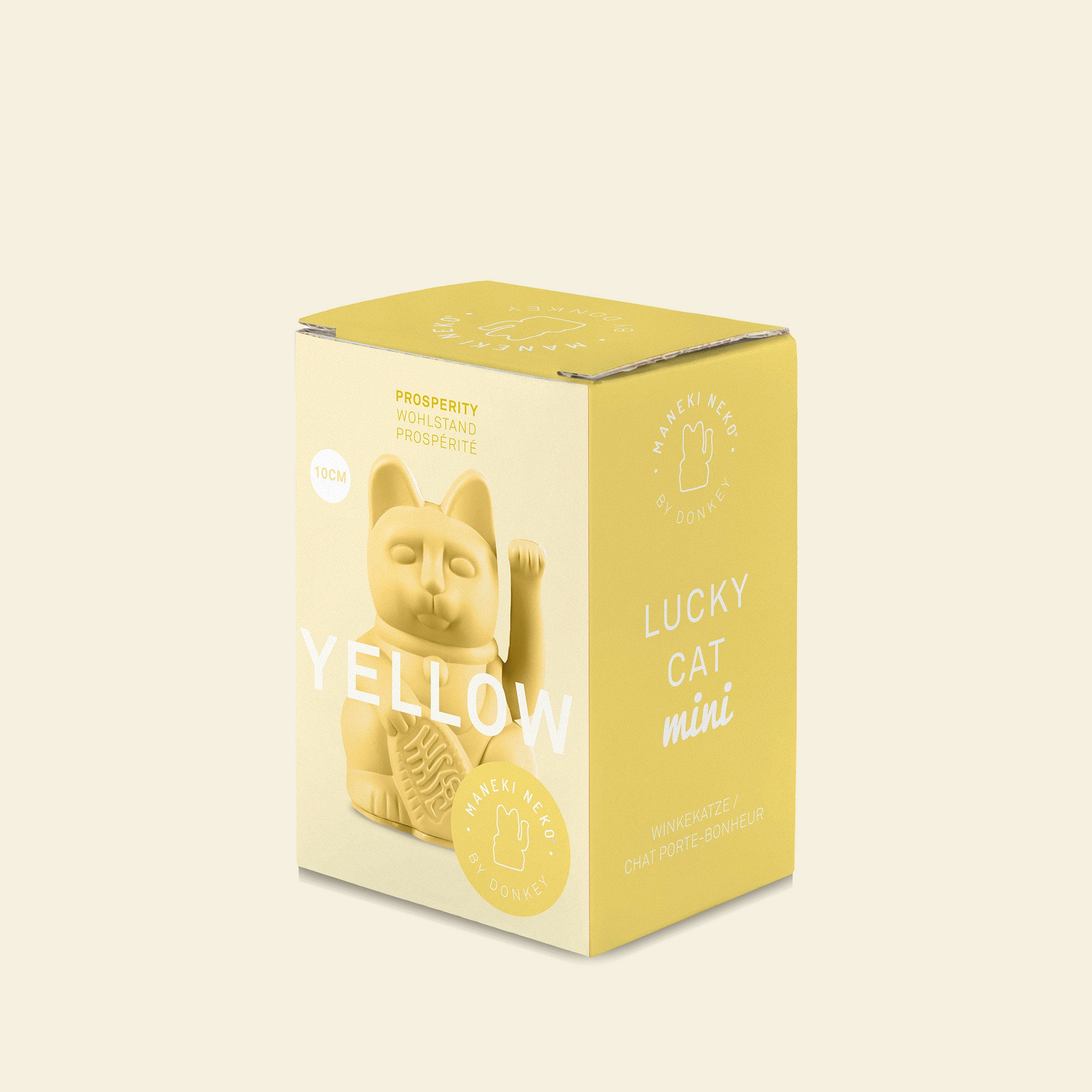Lucky Cat Mini Yellow