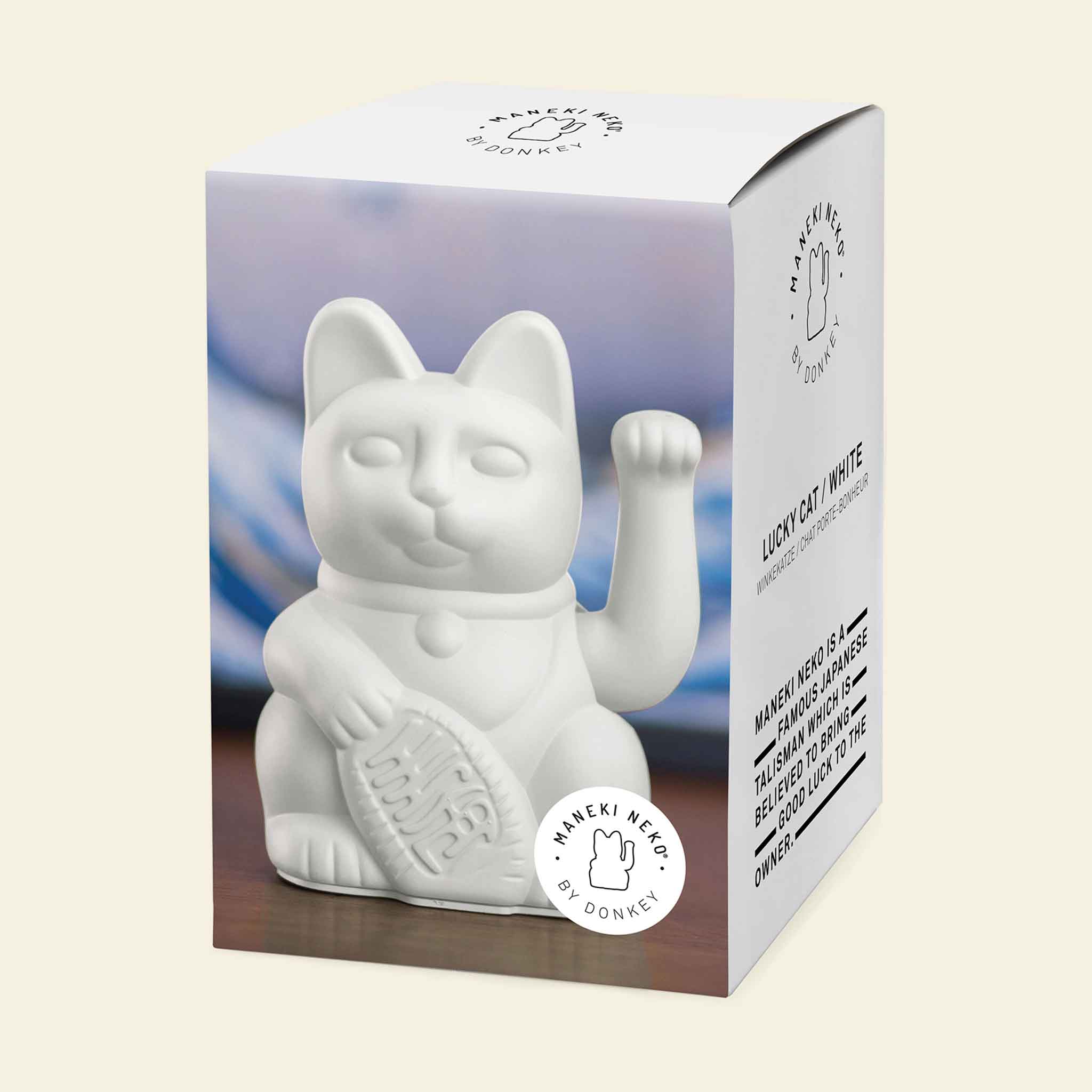 Winkekatze Weiß