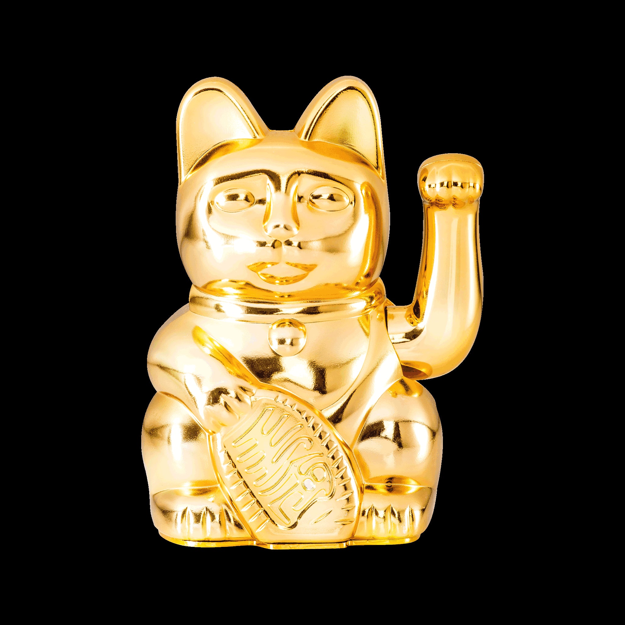 Lucky Cat Glossy Gold