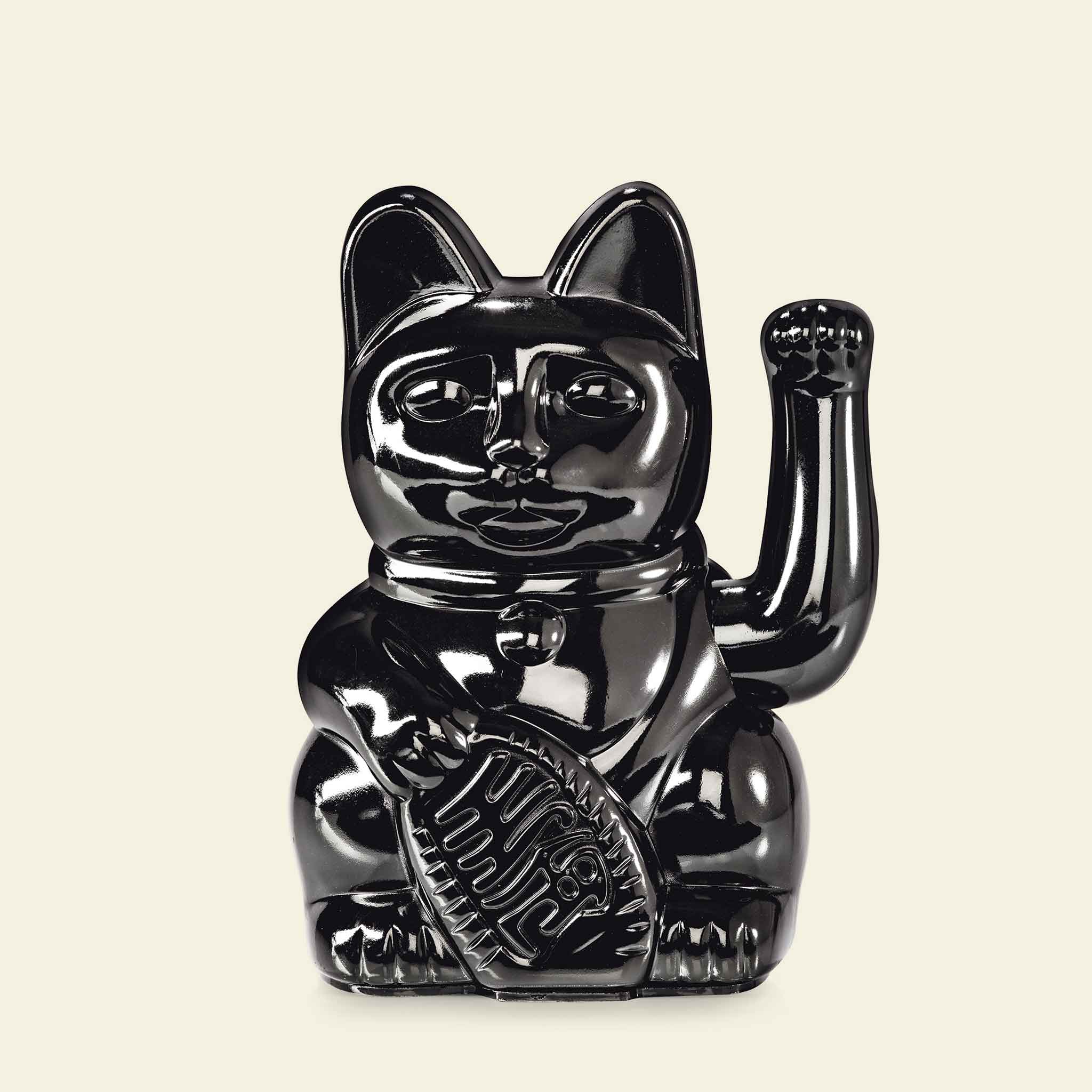 Lucky Cat Glossy Black