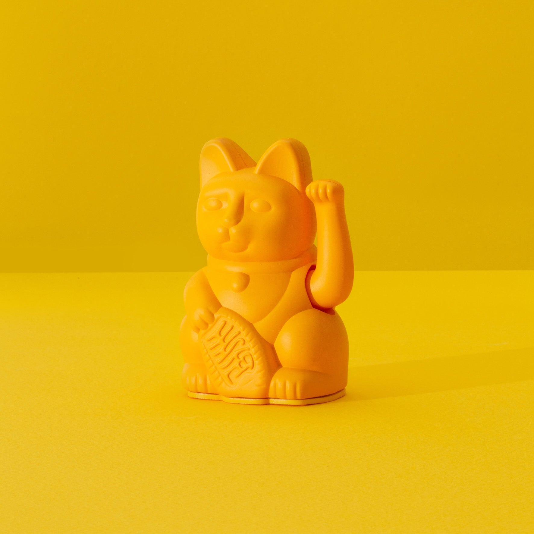Lucky Cat - Gelukskat - 15cm - Geel Lucky Cat - Gelukskat - 15cm - Geel