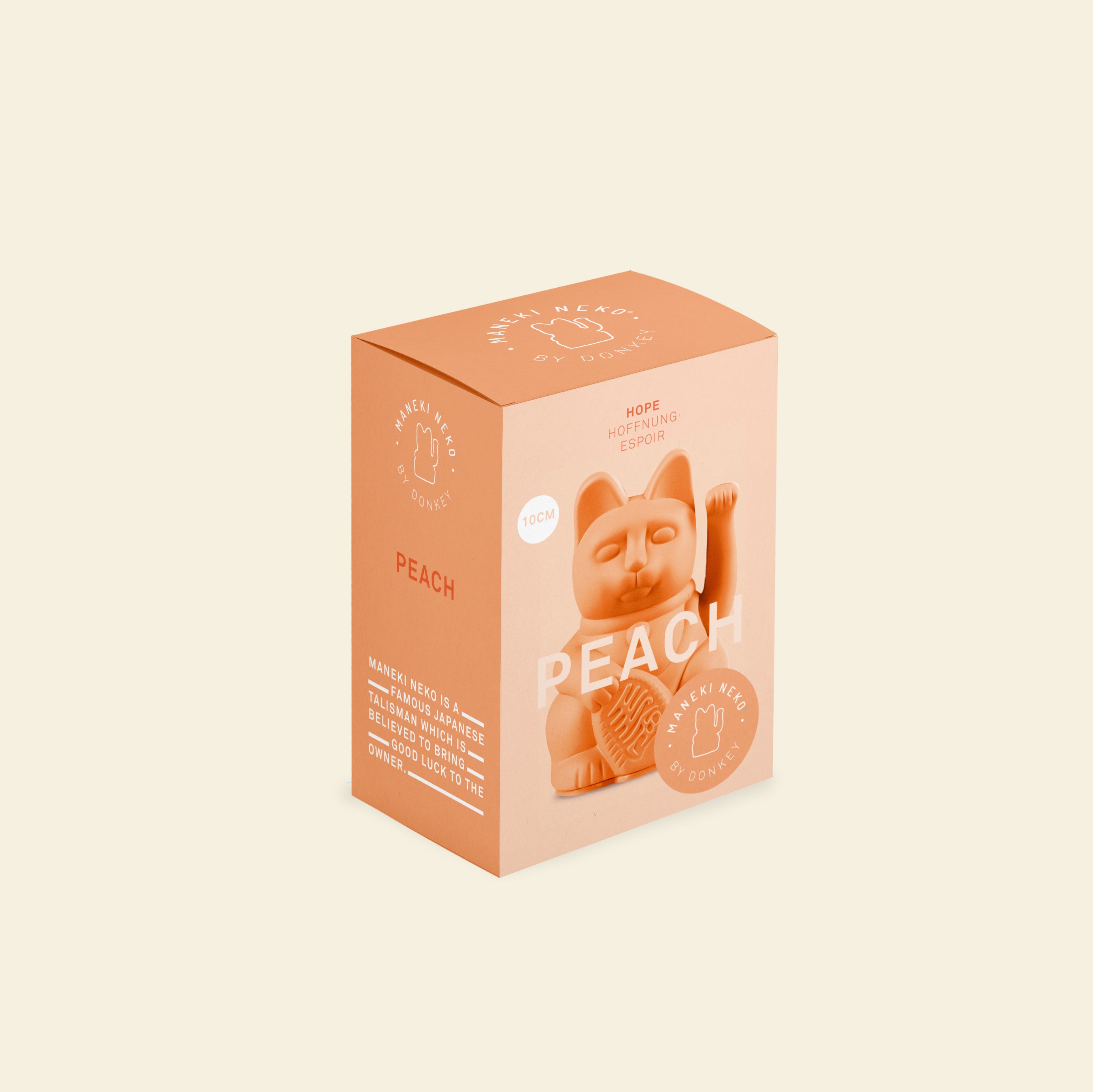 Lucky Cat Mini Peach