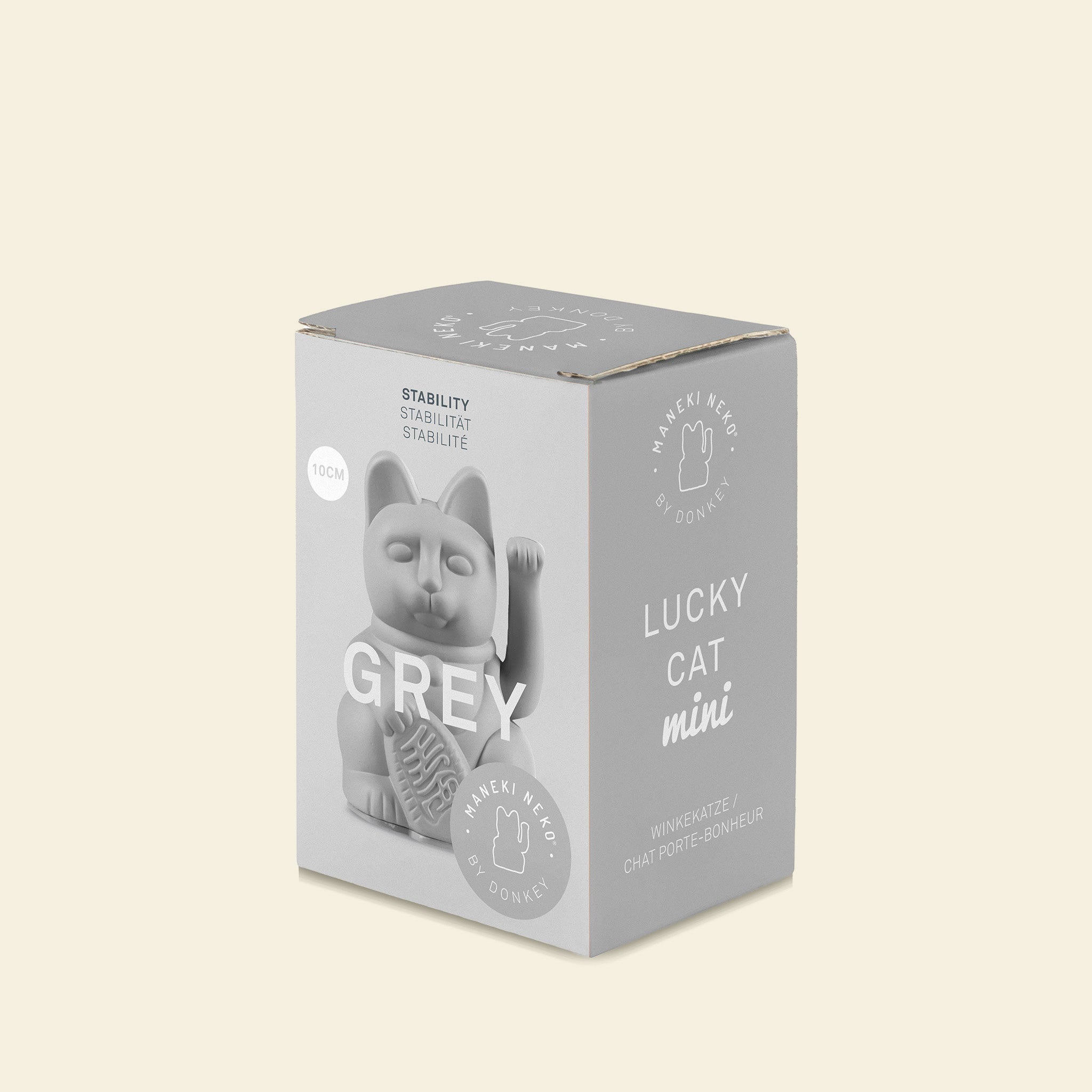 Lucky Cat Mini Grey