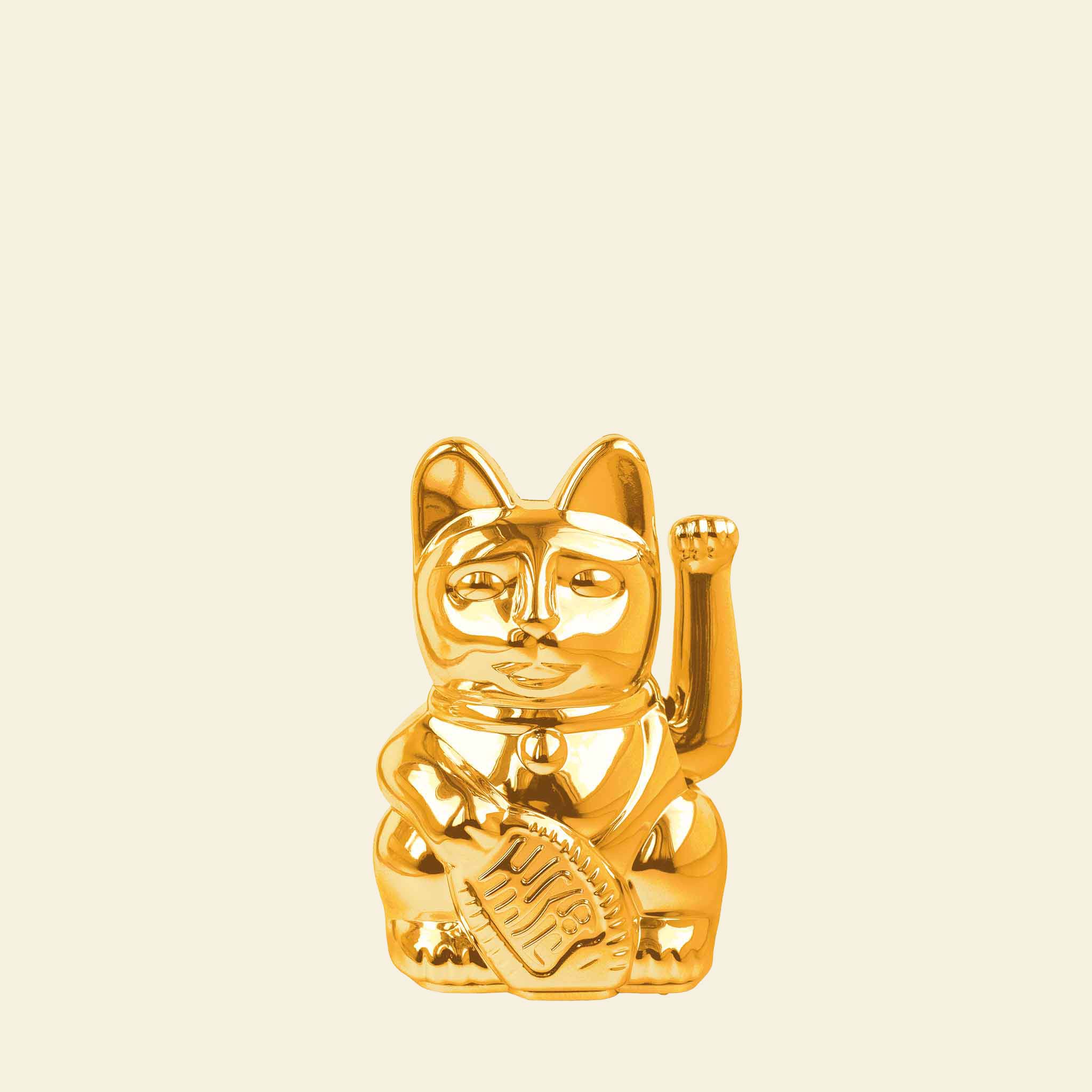 Lucky Cat Shiny Gold Mini „Mahetia“