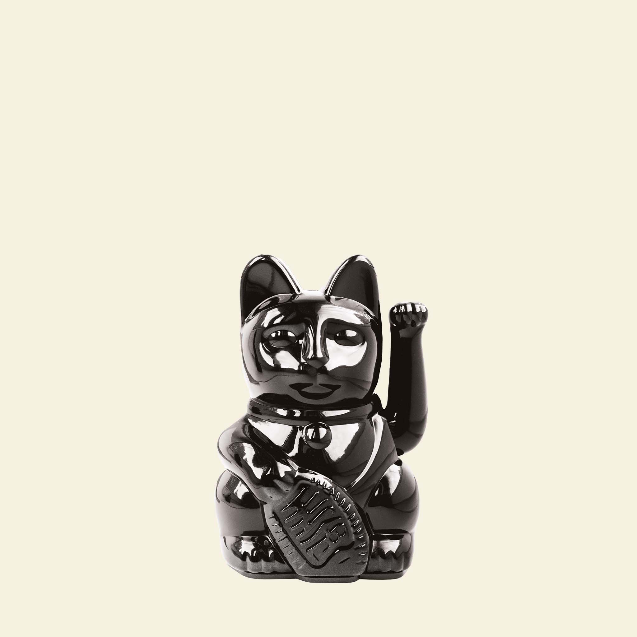 Lucky Cat Shiny Black Mini „Basira“