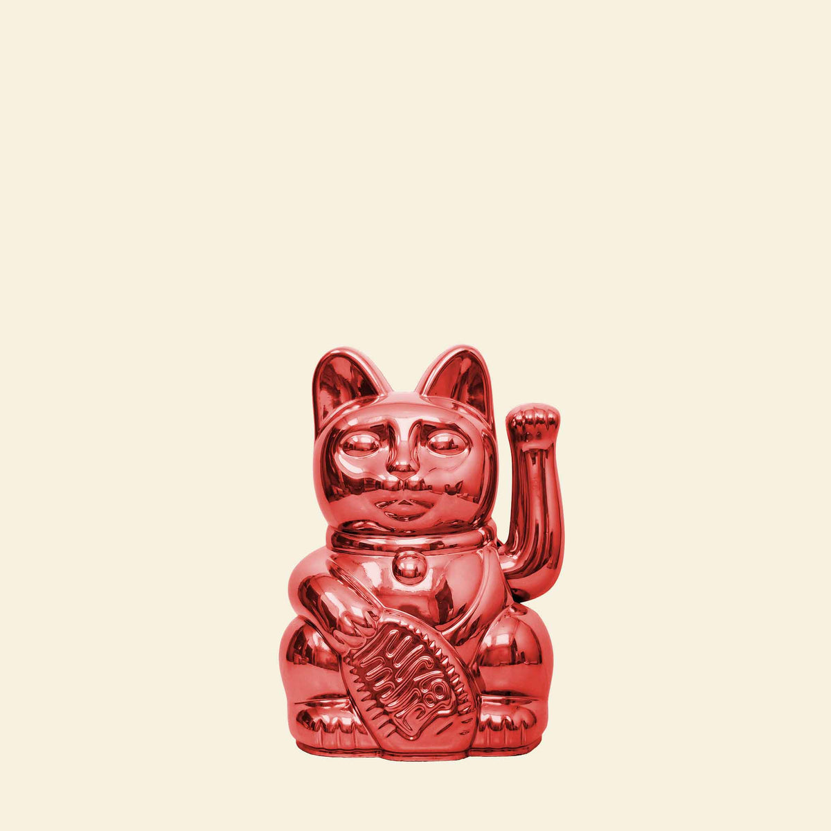 Lucky Cat Mini Shiny Red "Milora"