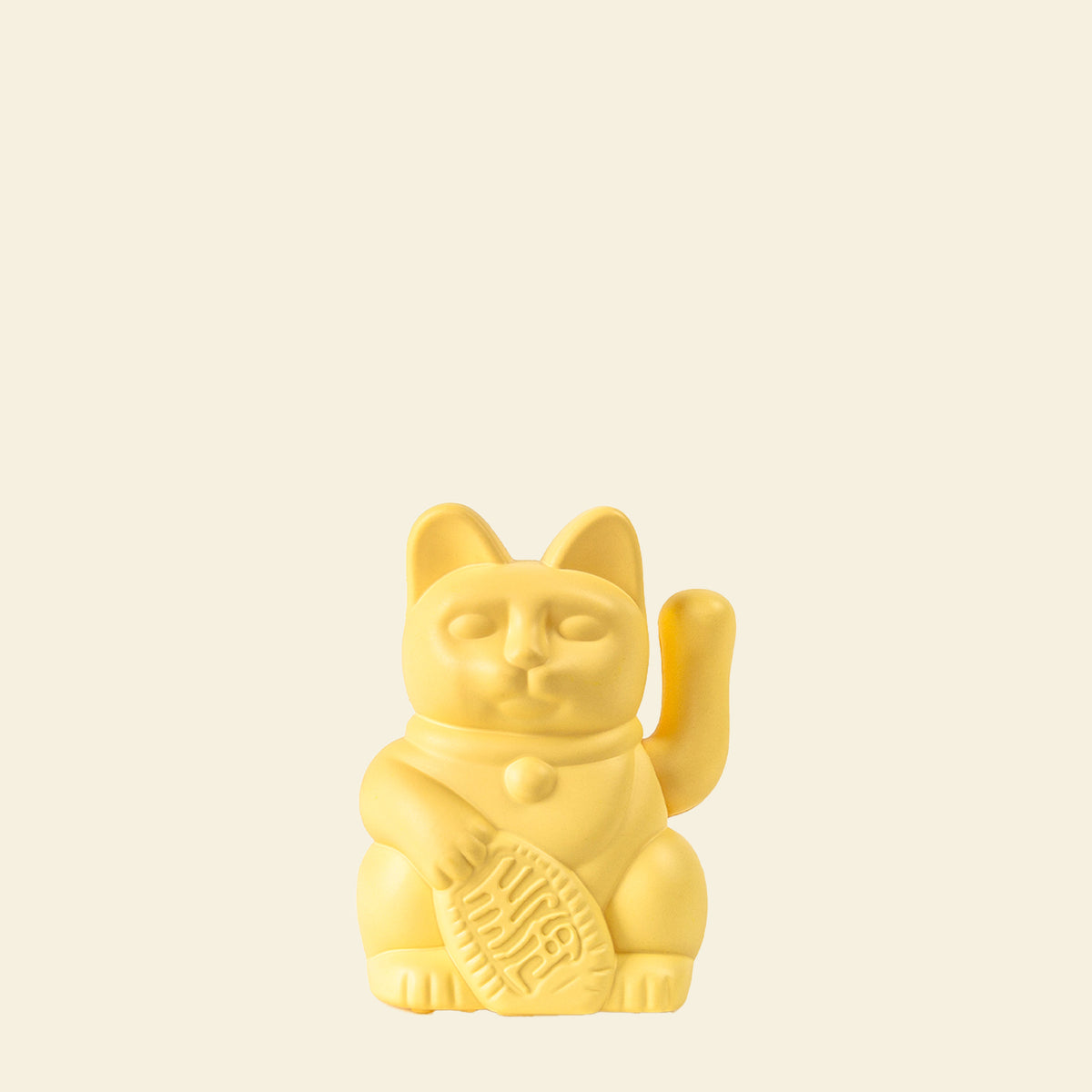 Winkekatze Solar Gelb