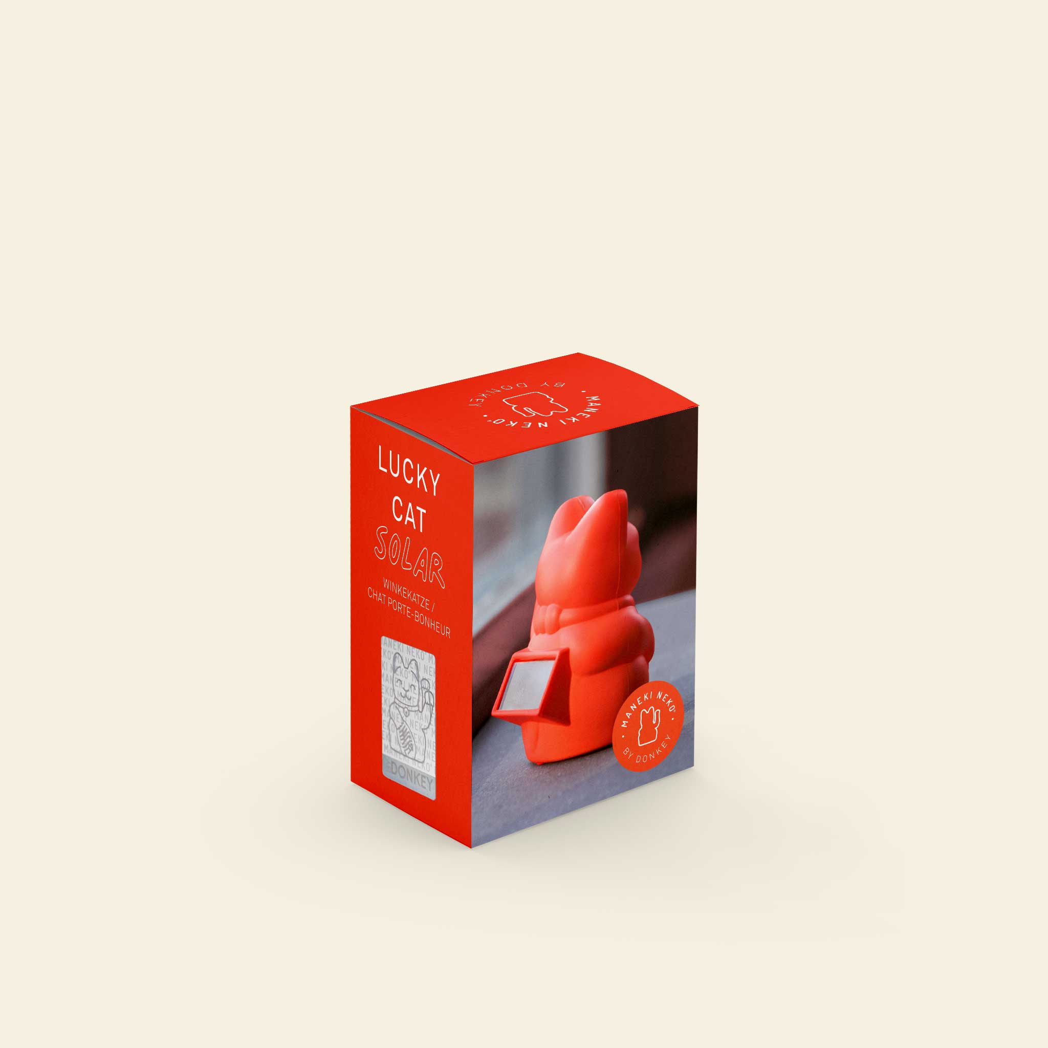 Winkekatze Solar Neon Orange
