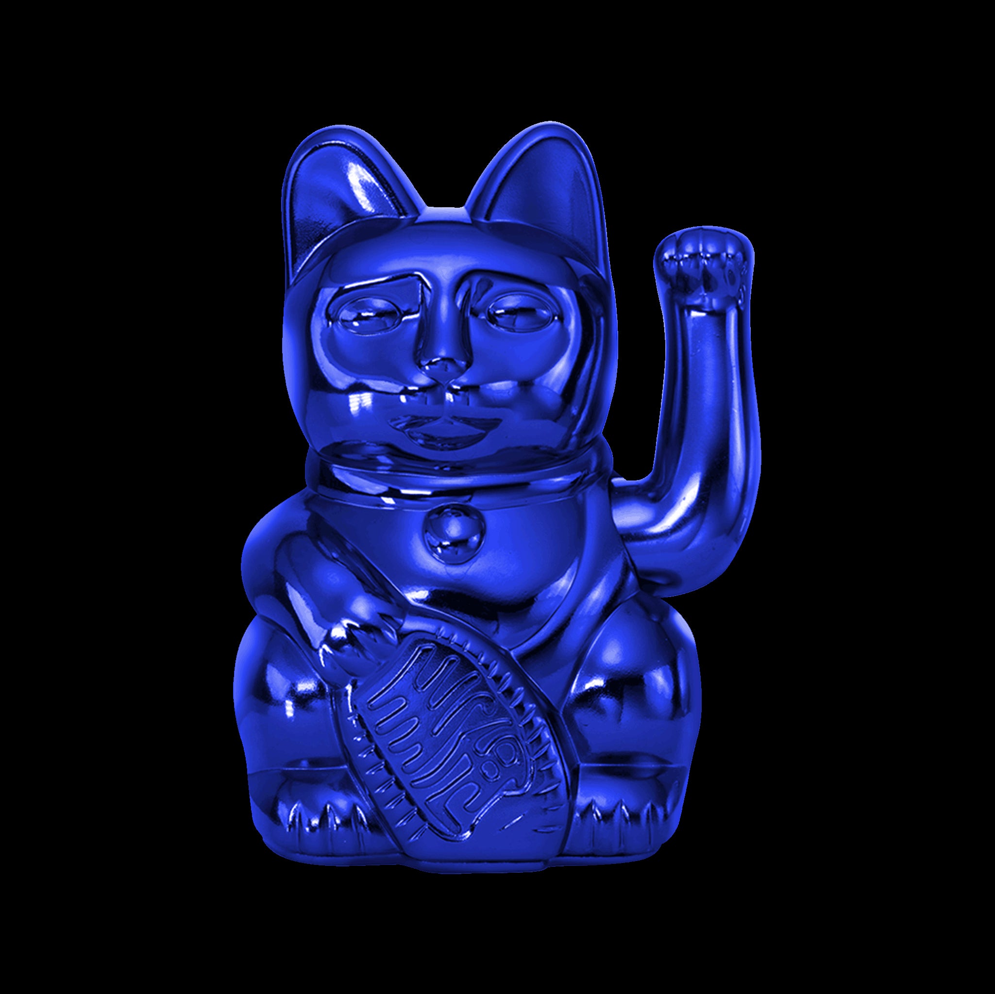 Lucky Cat Cosmic Edition Earth Shiny Blue