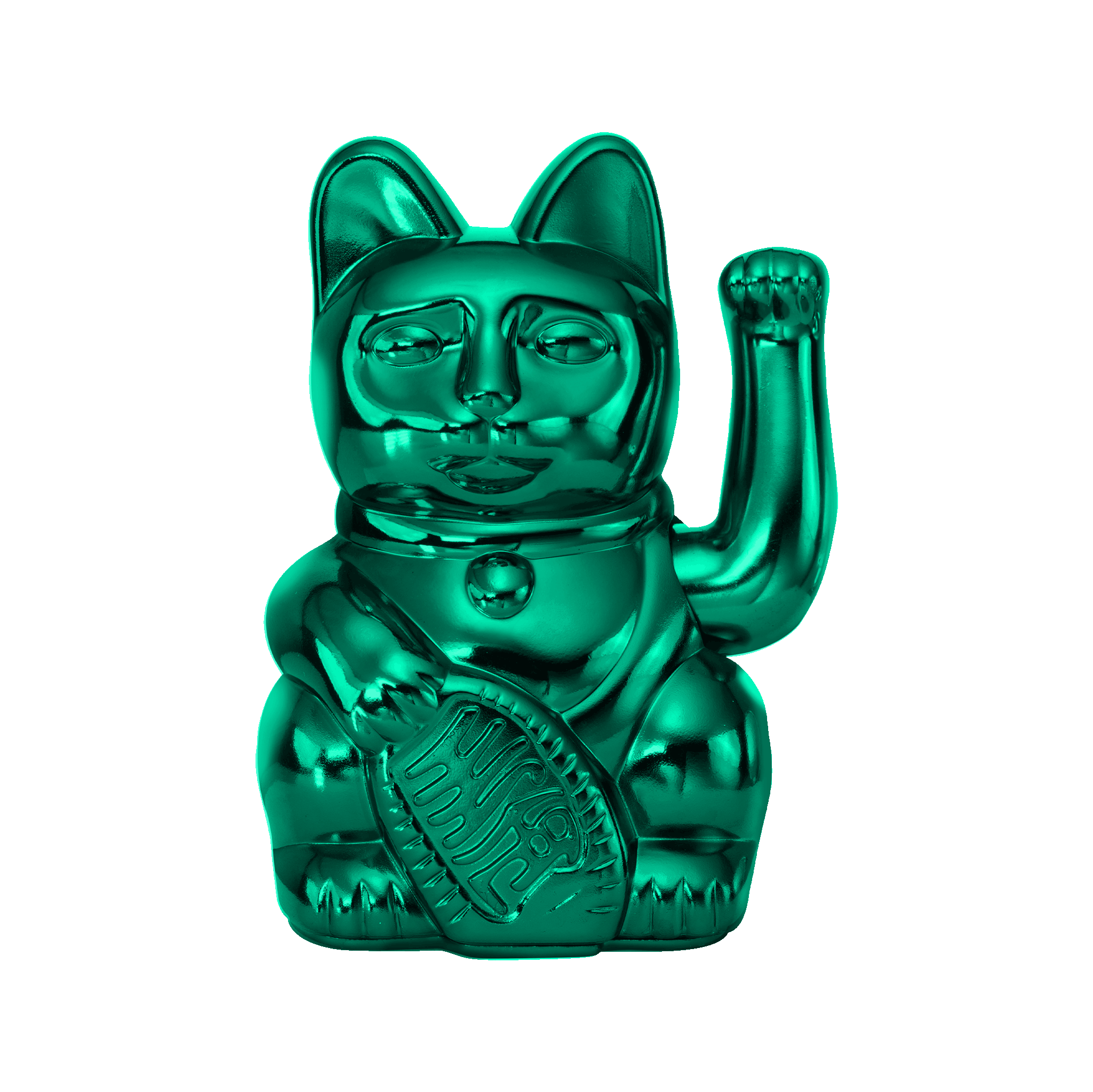 Lucky Cat Cosmic Edition Uranus Shiny Teal