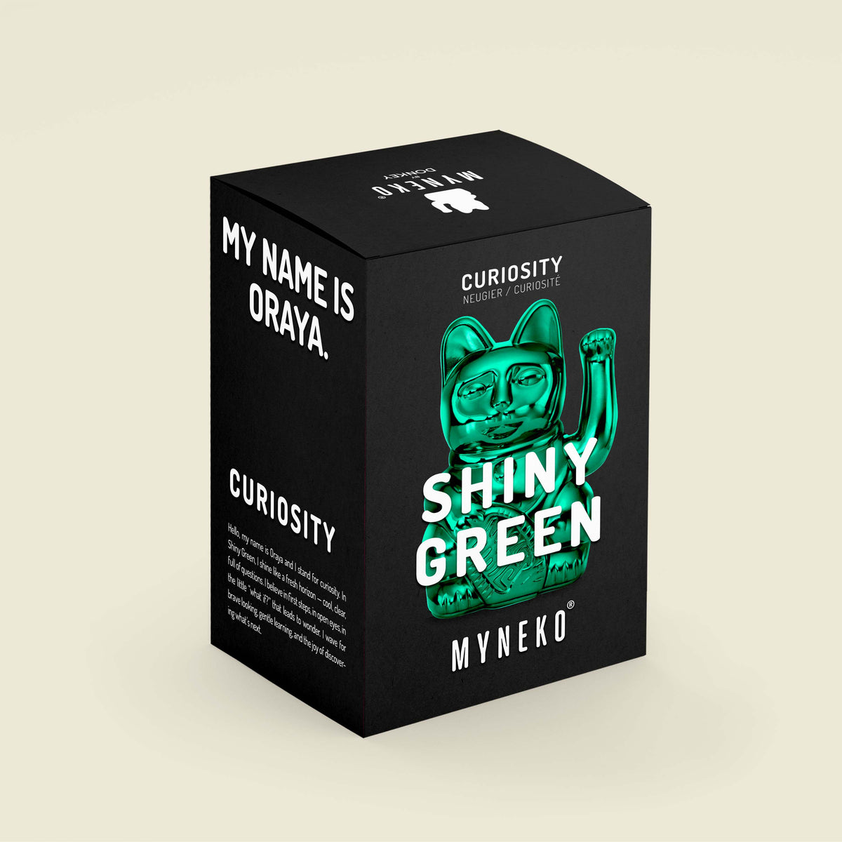 Lucky Cat Shiny Green "Oraya"