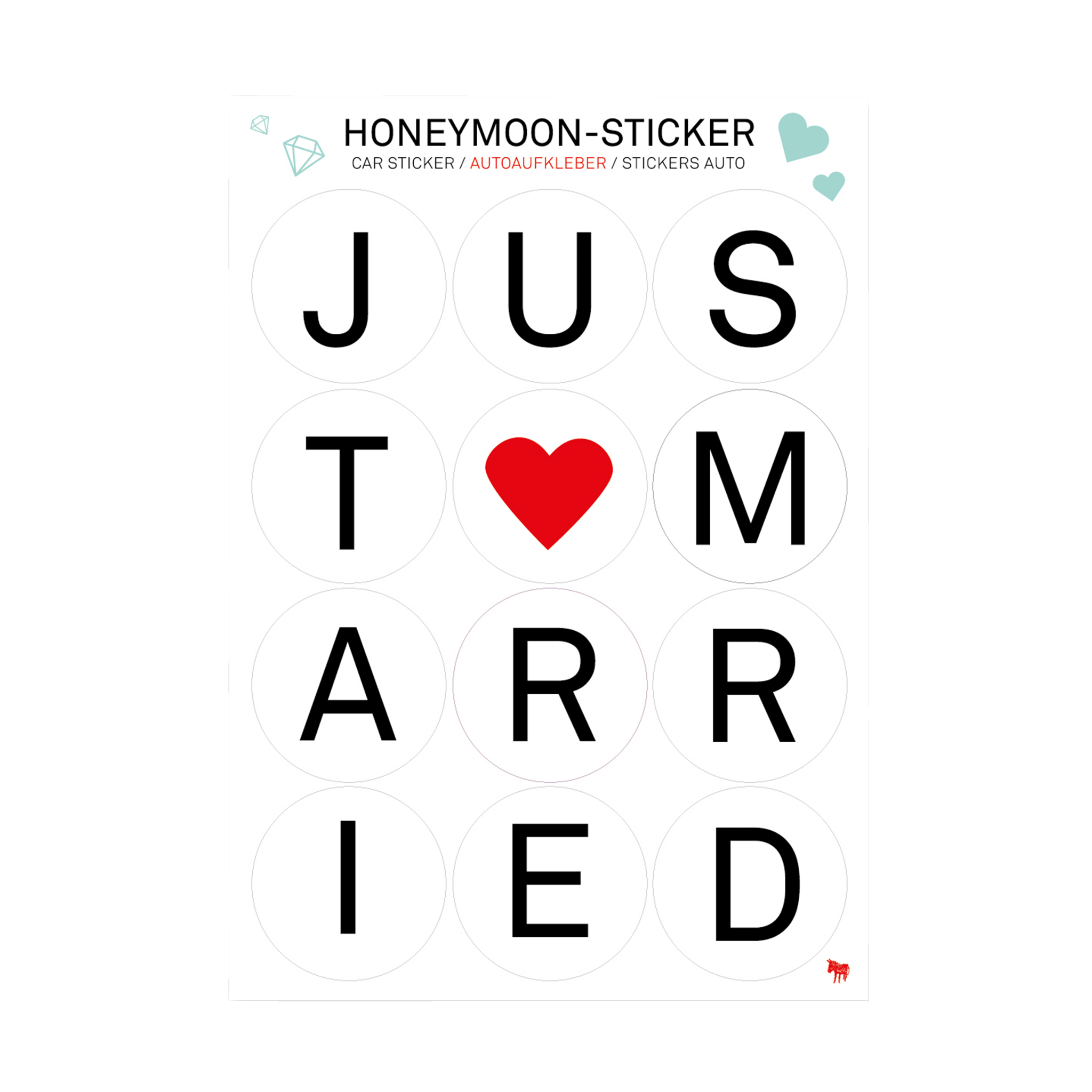 Honeymoon-Sticker