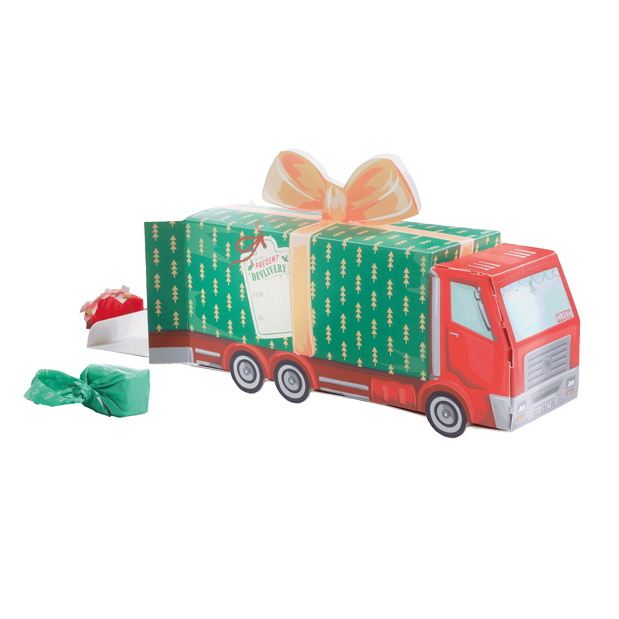 Gift Box Xmas Truck