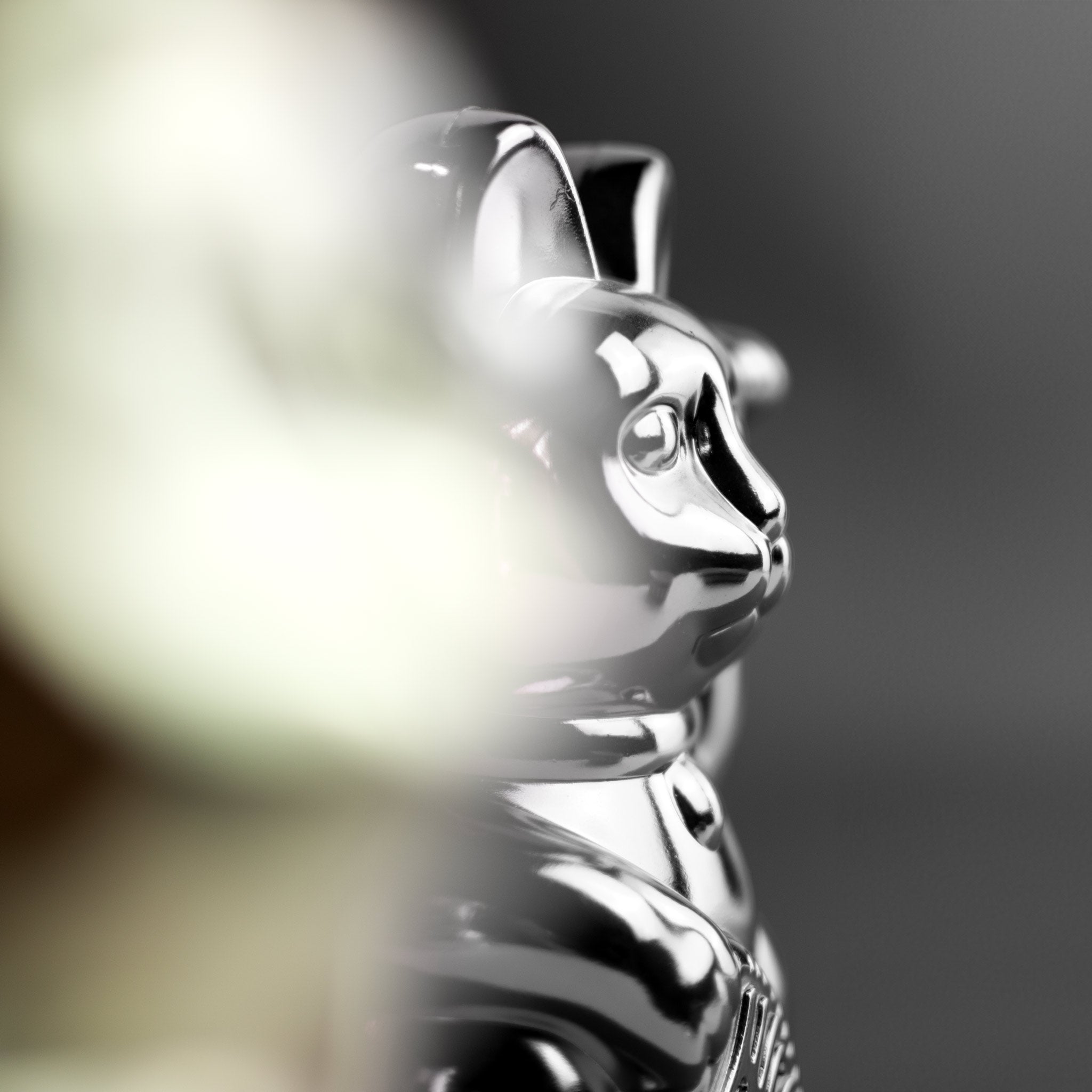 Lucky Cat Shiny Silver „Nova"