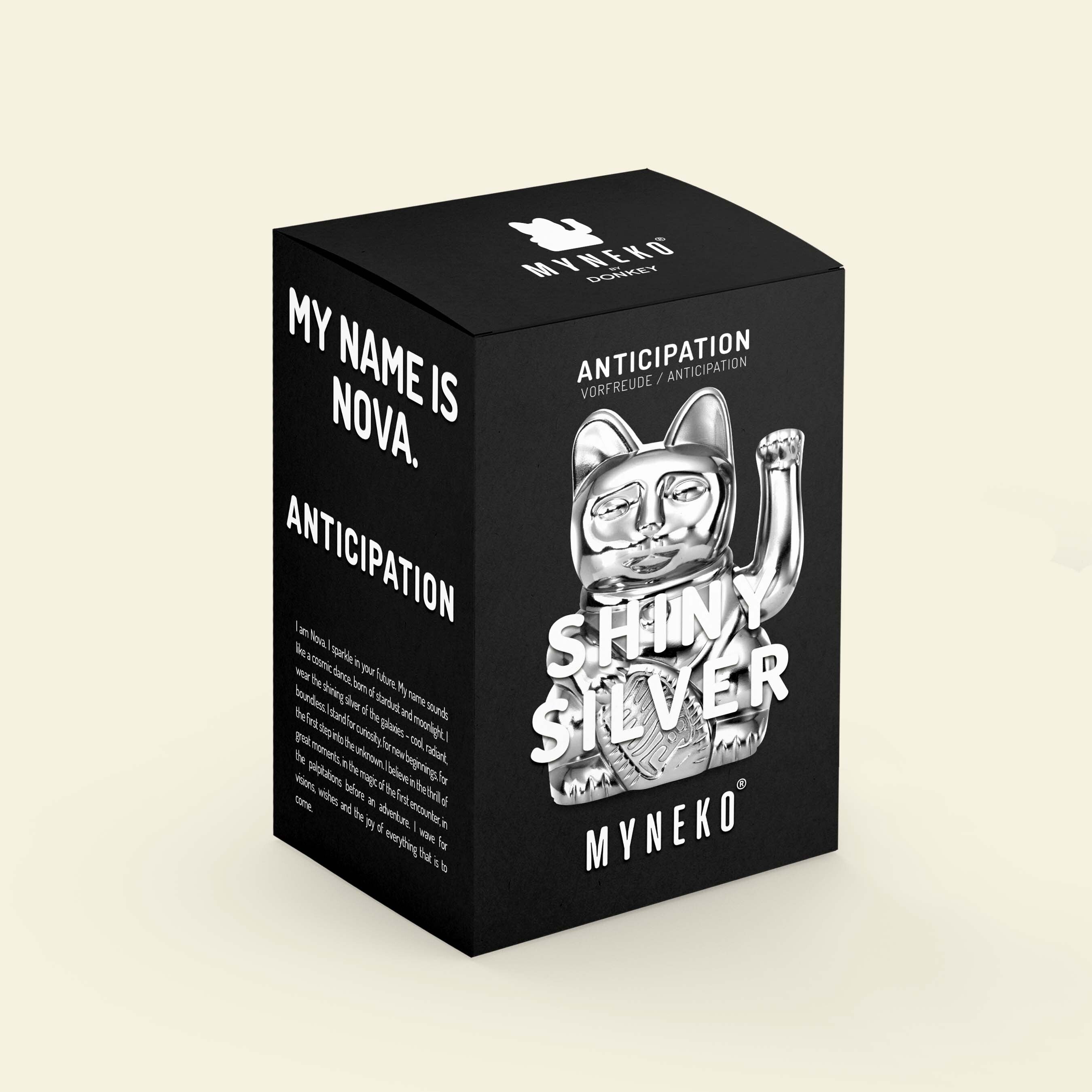 Lucky Cat Shiny Silver „Nova"