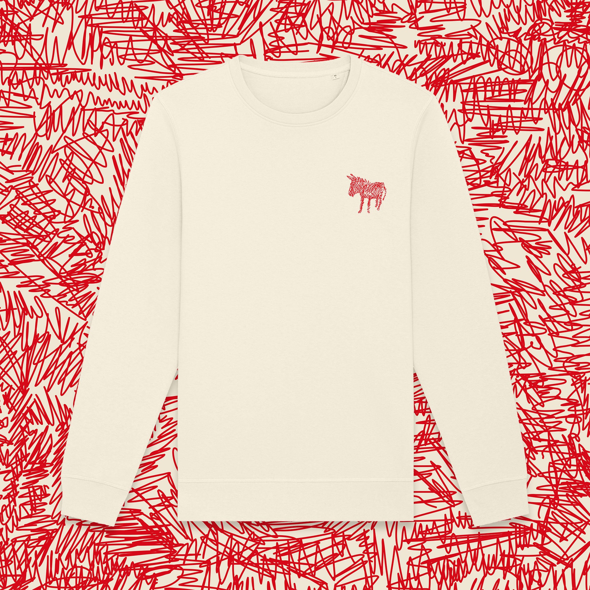 Vorderansicht Sweatshirt "Donkey" aus der Donkey Textiles Collection