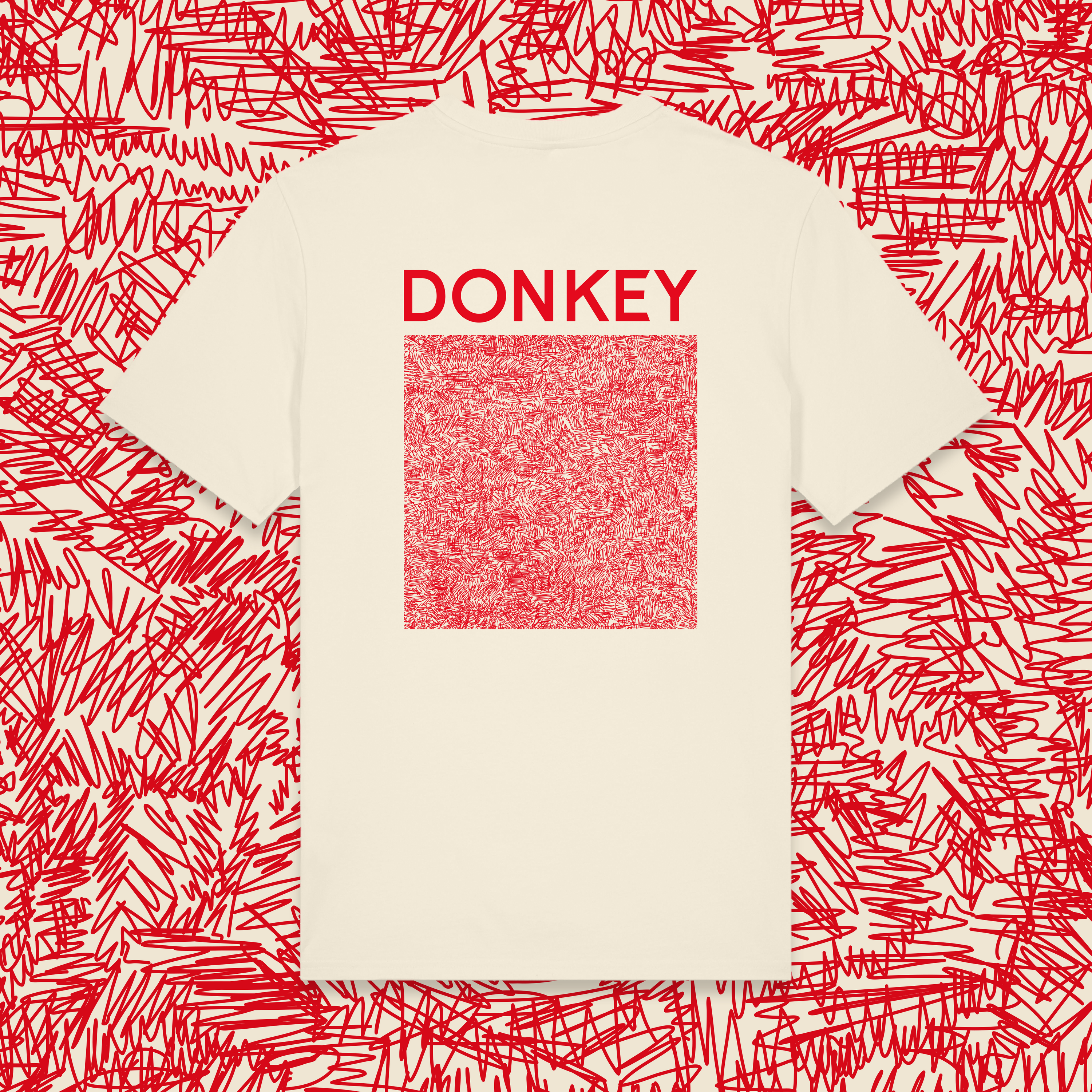 Rückansicht T-Shirt "Donkey" aus der Donkey Textiles Collection