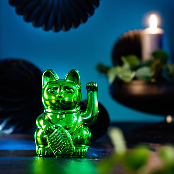 Lucky Cat Festive Edition | Shiny Green