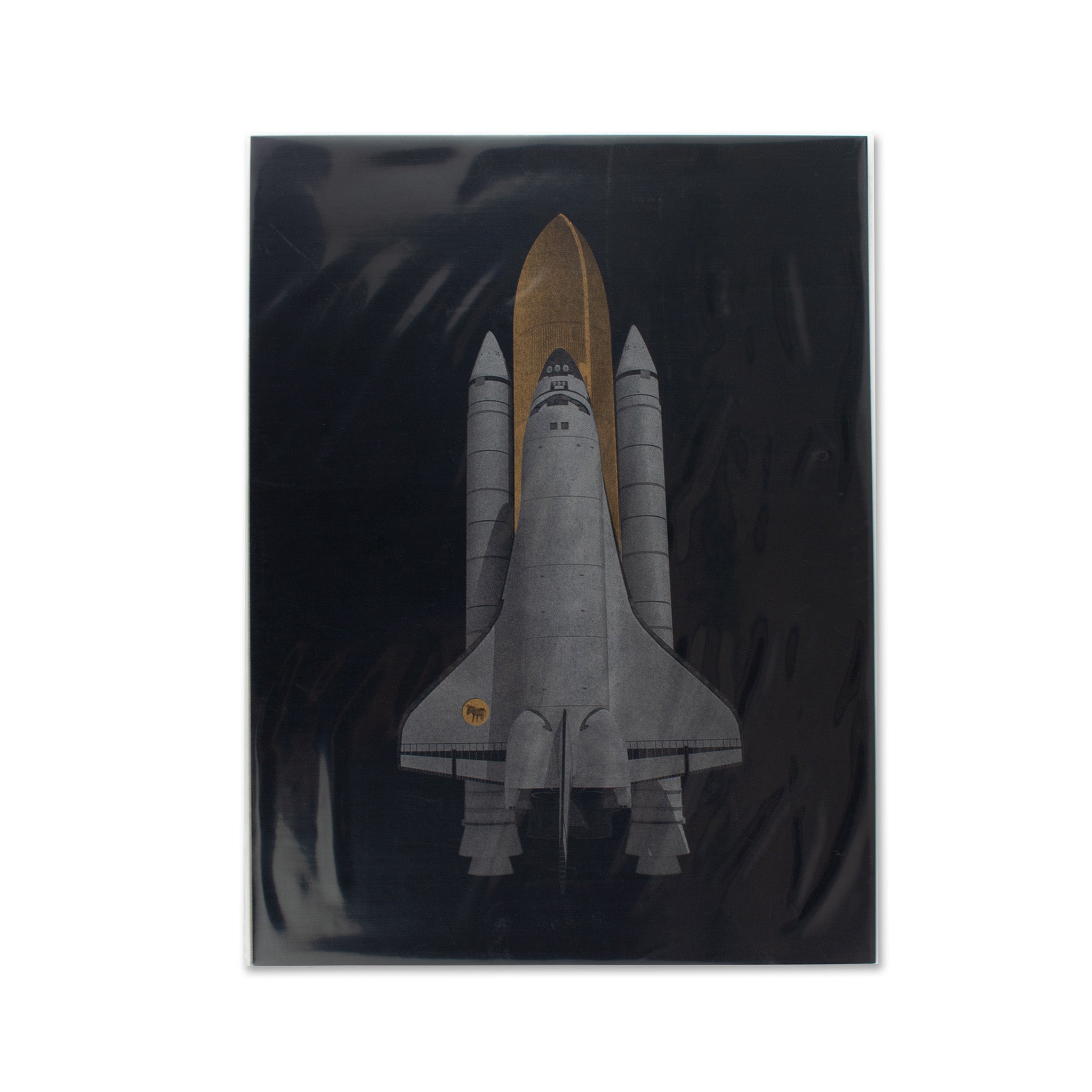 Risographie Artprint Space Shuttle