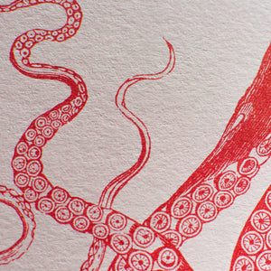 Risographie Artprint | Oktopus