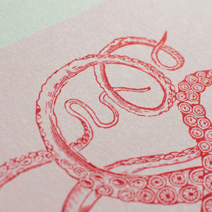 Risography Artprint | Octopus