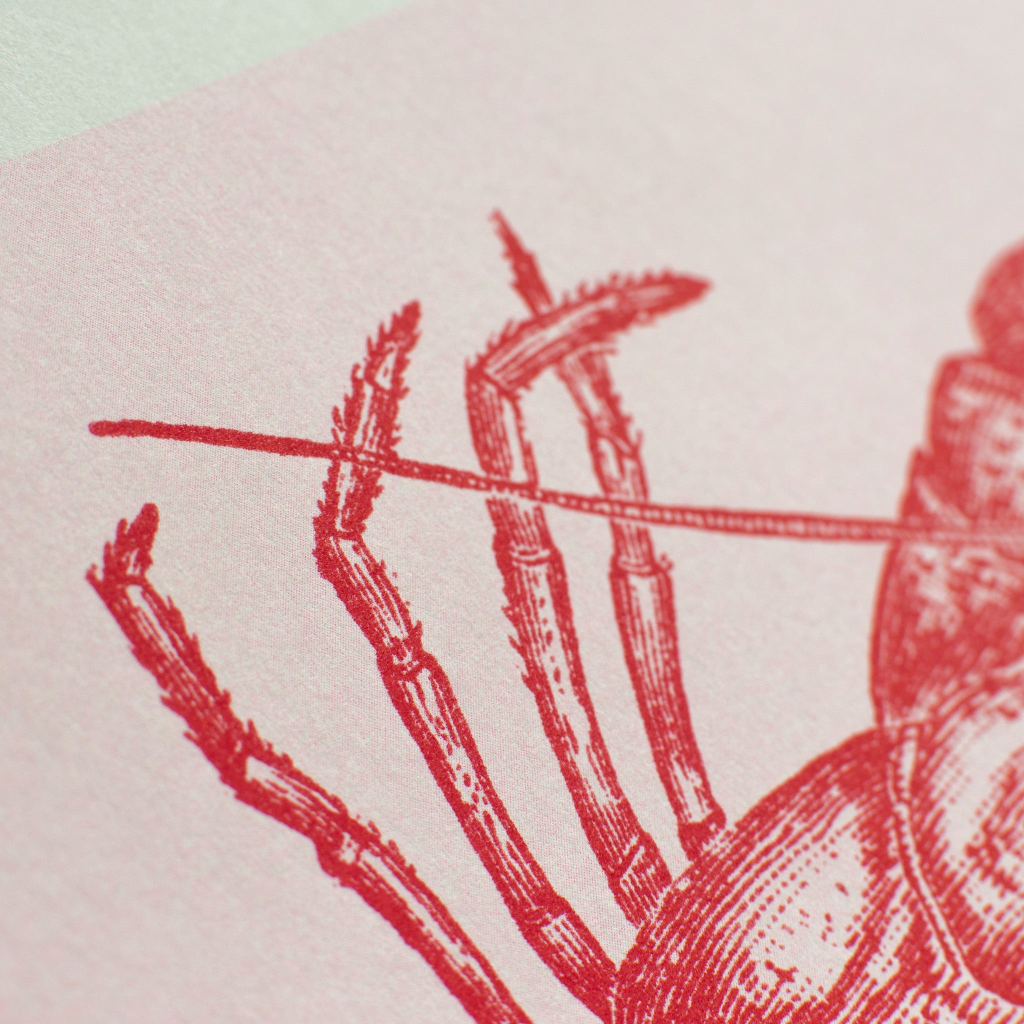 Risographie Artprint Lobster