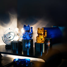 Load image into Gallery viewer, Lucky Cat Cosmic Edition Earth - Shiny Blue